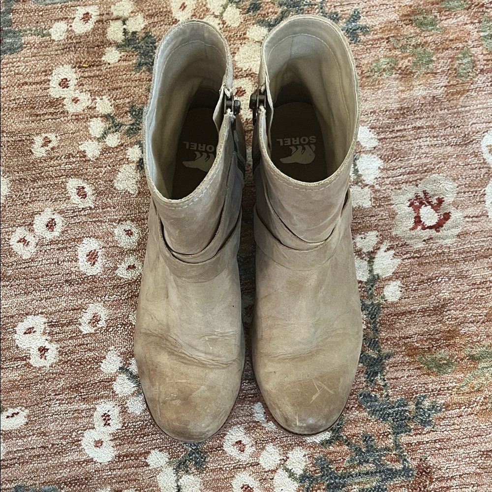 Sorel Women's Taupe Ankle Boots - Picture 2 of 7